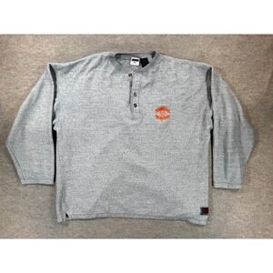 Tennessee Volunteers Henley Shirt Mens XL Gray Iron Knights Athletics Football